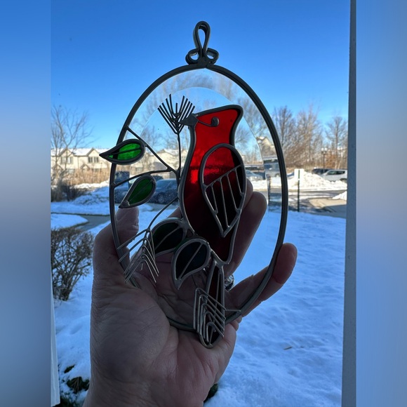 Other - Vintage Cardinal Suncatcher